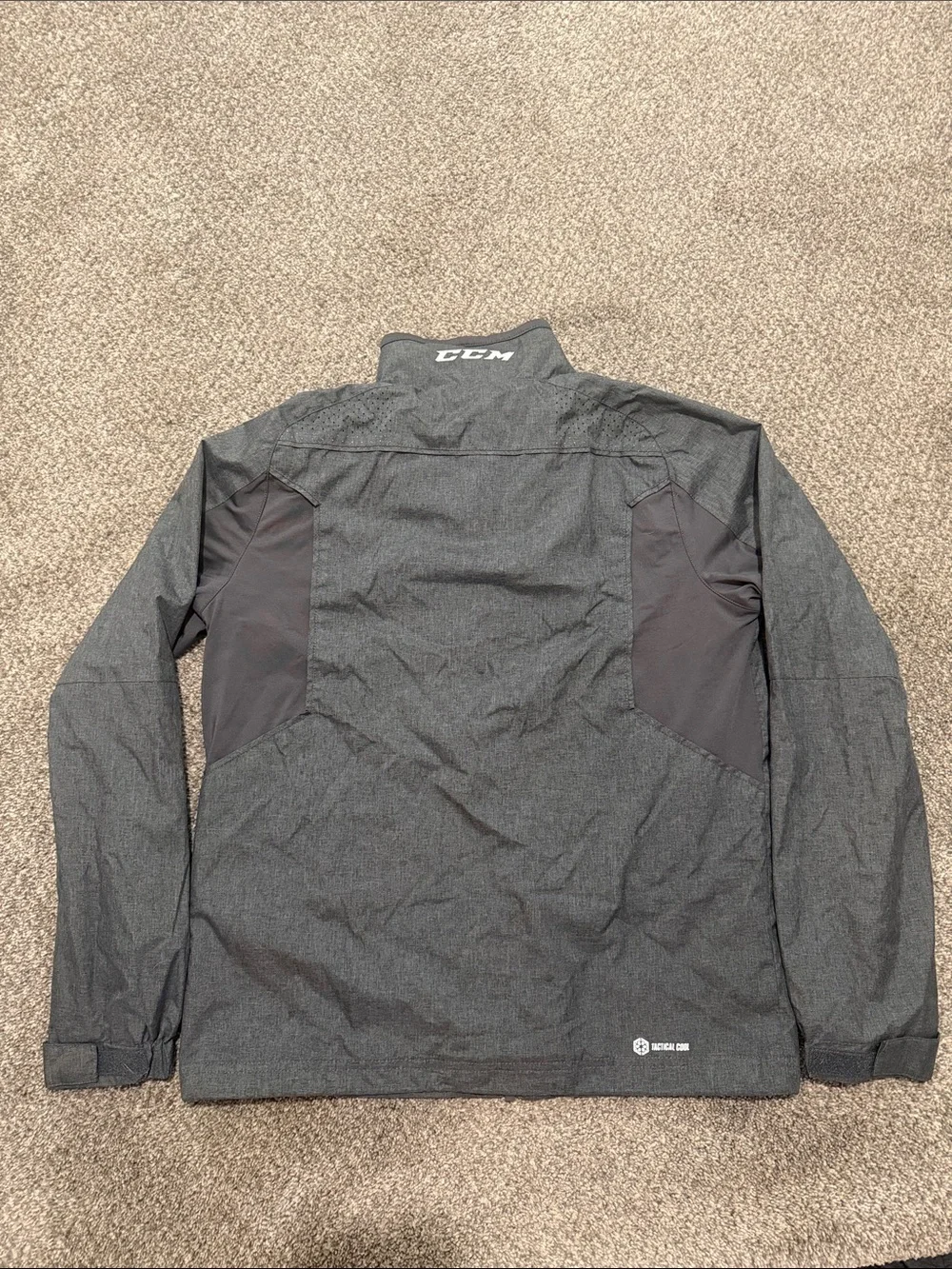 CCM Youth Dark Gray Performance Track Jacket and Pants